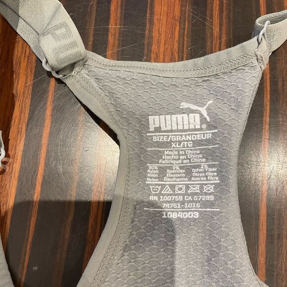 NIKE/Sports Bra/Gray/XL/Worn Once - Picture 3 of 5